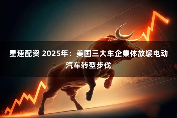 星速配资 2025年：美国三大车企集体放缓电动汽车转型步伐